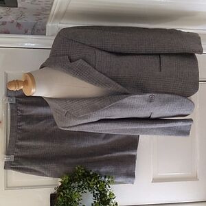 Vintage Bretton Place 10P 100% wool skirt blazer jacket set made in USA 🇺🇸